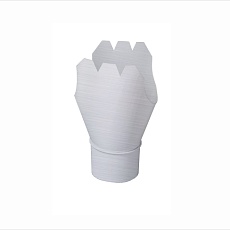 Воронка выпускная D185х150 ПЭ-01-9003 Белый-0.5