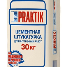 Bergauf  Praktik Штукатурка цементная для внутренних работ 30 кг/48